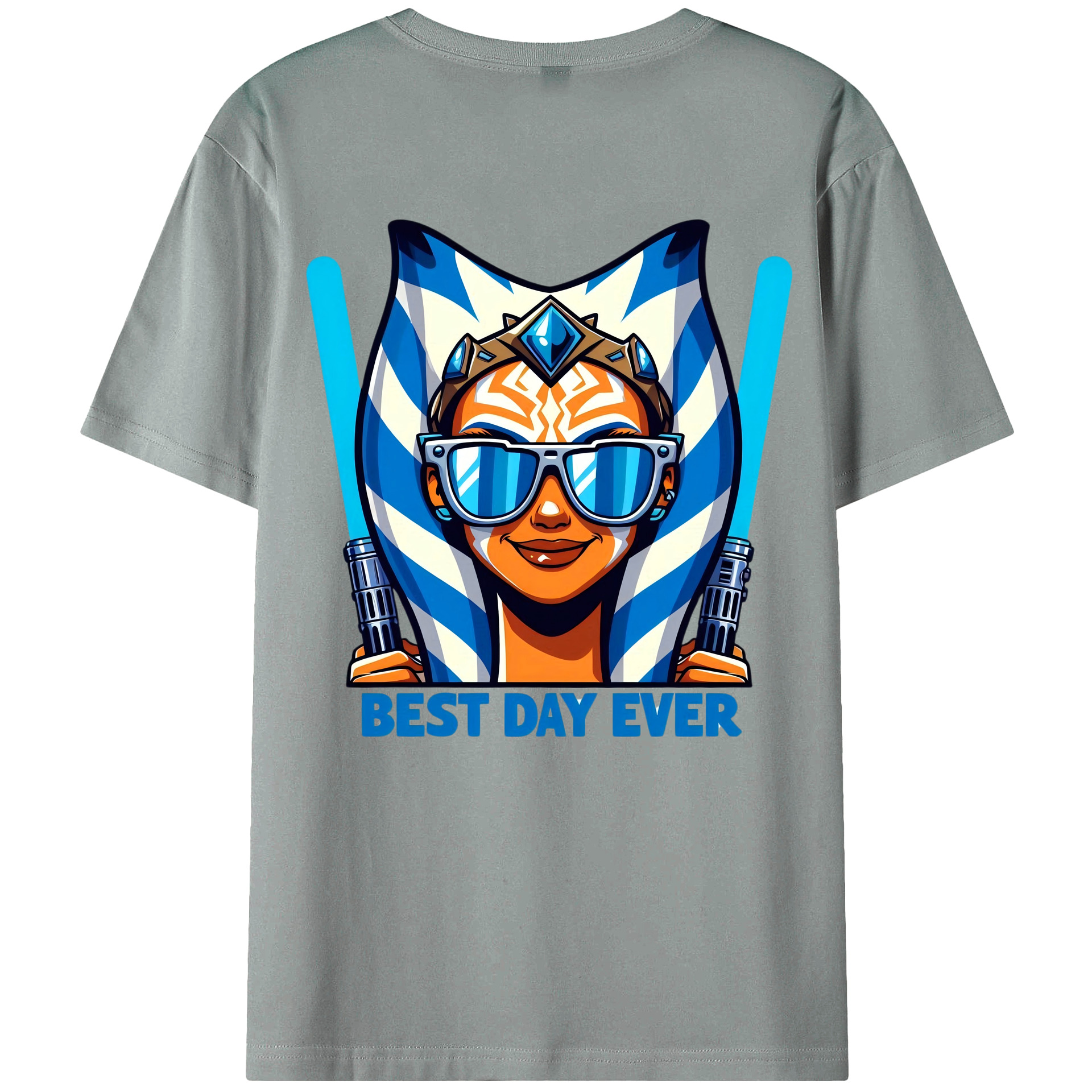 （画像用） スター・ウォーズ Star Wars 綿100％ メンズ半袖Tシャツ（バックプリント） 通気性